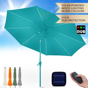Blumfeldt Calais, parasol ogrodowy, LED, aluminium, poszycie z poliestru, UPF 54