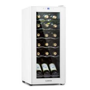 Klarstein Shiraz 18 Slim Uno, chłodziarka do wina, 50 l, 18 butelek, dotykowy panel sterowania, 5-18°C
