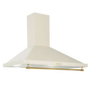 Klarstein Montblanc 90, okap kuchenny, 90 cm, 610 m³/h, 165 W, 2 x 1,5 W, LED, reling