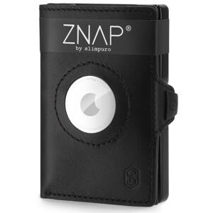 Slimpuro ZNAP Airtag, portfel, 8 kart, kieszonka na monety, 8,9 x 1,5 x 6,3 cm, ochrona RFID