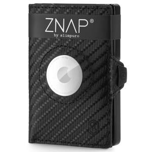 Slimpuro ZNAP Airtag, portfel, 12 kart, kieszonka na monety, 8,9 x 1,8 x 6,3 cm, ochrona RFID