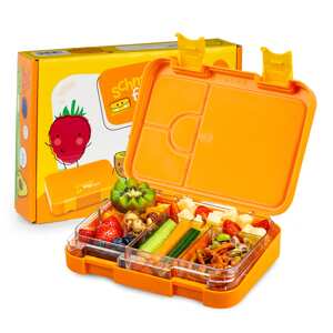 Klarstein junior Lunchbox, 6 przegródek, 21,3 x 15 x 4,5 cm , bez BPA