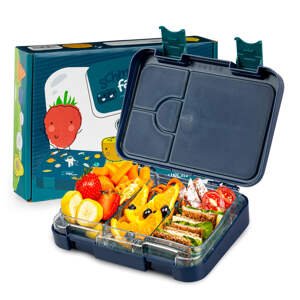 Klarstein junior Lunchbox, 6 przegródek, 21,3 x 15 x 4,5 cm , bez BPA