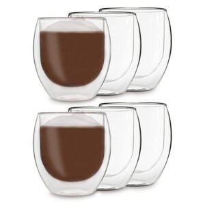 Feelino DUOS Jumbo, szklanki termiczne z podwójną ścianką, 2 x 410 ml