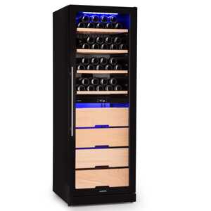 Klarstein Barossa 123 Duo, chłodziarka do wina, 123 butelki, 226 l, 2 strefy, sterowanie dotykowe