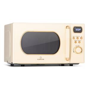 Klarstein Julieta, kuchenka mikrofalowa z grillem, 20 l, 700/800 W, Ø 25,5 cm, 8 programów