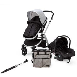 Babify Go Baby Neo, wózek spacerowy 3 w 1, spacerówka, fotelik samochodowy, R44/04, grupa 0+, 5-punktowy pas bezpieczeństwa
