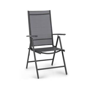 Blumfeldt London Lite, regulowane krzesło ogrodowe, fotel ogrodowy, 59,5 x 107 x 68 cm, ComfortMesh, aluminium