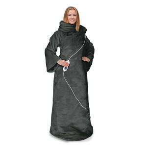 Klarstein Slanket, koc elektryczny z rękawami, 120 W, 155 x 180 cm, polar Coral Fleece