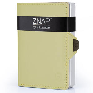 Slimpuro ZNAP, płaski portfel na 8 kart, kieszonka na monety, 8,9 x 1,5 x 6,3 cm (szer x wys. x gł.), ochrona RFID