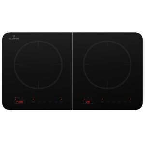 Klarstein Cookio, płyta indukcyjna podwójna, 3500 W, timer, szklano-ceramiczna