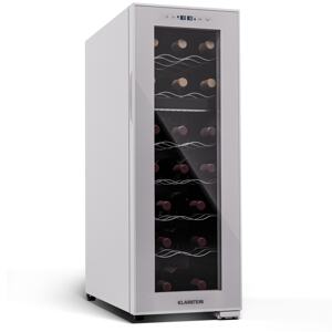 Klarstein Shiraz 18 Duo, chłodziarka do wina, 2 strefy, 53 l, 18 butelek, 5-18°C, dotykowy panel sterowania
