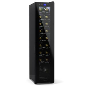 Klarstein Shiraz 18 Slim Uno, chłodziarka do wina, 50 l, 18 butelek, 5-18°C, dotykowy panel sterowania