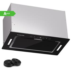 Klarstein Hektor Eco, okap kuchenny do zabudowy, 52 cm, 466 m³/h, panel dotykowy, szkło