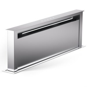 Klarstein Royal Flush Eco 90, okap kuchenny blatowy, 90 cm, 604 m³/h, A++, filtry węglowe