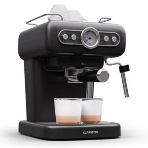 Klarstein Espressionata Evo, ekspres kolbowy do kawy, 950 W, 19 bar, 1,2 l, 2 filiżanki
