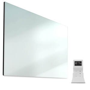 Klarstein Marvel Mirror 720, panel grzewczy na podczerwień, grzejnik, 720 W, programator tygodniowy, lustro