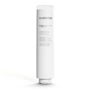 Klarstein Filtr T33 PureFina akcesoria / zamiennik filtr sedymentacyjny blok węglowy