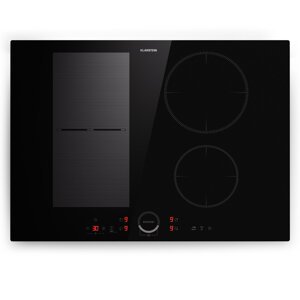 Klarstein Delicatessa 70 Hybrid, płyta indukcyjna, 4 strefy, 7000 W, ceramika szklana