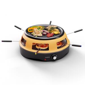 Klarstein Marinara, piec do pizzy 3 w 1, grill, raclette, 1200 W, 6 łopatek do pizzy