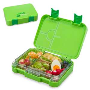 Klarstein schmatzfatz junior, śniadaniówka, lunchbox, pojemnik na lunch, 6 przegródek, 21,3 x 15 x 4,5 cm, nie zawiera BPA