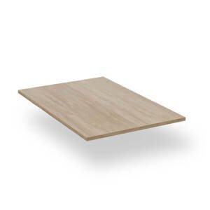Blumfeldt Blat stołu Bearsdon 120 x 80 cm do kuchni i jadalni, Wytrzymałe drewno warstwowe
