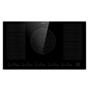 Klarstein Masterzone 90 Flex, płyta indukcyjna do zabudowy, 5 pól grzejnych, 2 strefy Flex, ThermoBoost, technologia Smart Flex, maks. 12 600 W