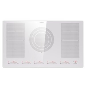 Klarstein Masterzone 90 Flex, płyta indukcyjna do zabudowy, 5 pól grzejnych, 2 strefy Flex, ThermoBoost, technologia Smart Flex, maks. 12 600 W
