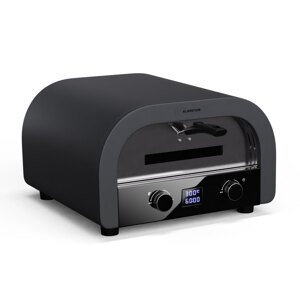 Klarstein FornoVetro, piec do pizzy do użytku na zewnątrz, podwójne elementy grzewcze, 2200 W, 450°C, Cool Touch