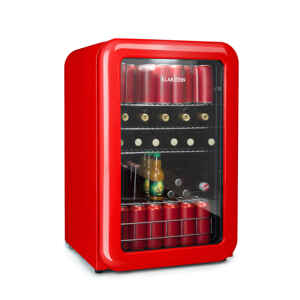 Klarstein PopLife, lodówka na napoje, chłodziarka, 115 l, 0-10°C, styl retro