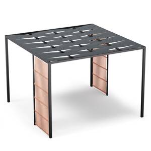 Blumfeldt Shade Cove Vert, pergola, 3 x 3 m, ochrona prywatności, powłoka proszkowa, odporna na warunki atmosferyczne