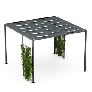Blumfeldt Shade Cove GreenWall, pergola, 3 x 3 m, ochrona prywatności, powłoka proszkowa, odporna na warunki atmosferyczne