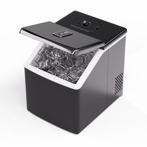 Klarstein Clearcube kostkarka do lodu, przezroczyste kostki lodu, 13 kg/doba