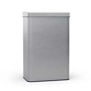 Klarstein Touchless, kosz na śmieci z czujnikiem ruchu, 60 l, stal nierdzewna, domykanie Soft-Close, zasilanie bateryjne, wyświetlacz LED, timer