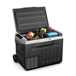 Klarstein PolarForce 30L kompresorowa lodówka turystyczna, panel sterowania LCD, oświetlenie, off-road, ochrona akumulatora, 12 V/230 V