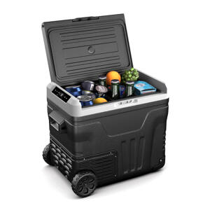 Klarstein PolarForce 50L kompresorowa lodówka turystyczna, panel sterowania LCD, oświetlenie, off-road, ochrona akumulatora, 12 V/230 V