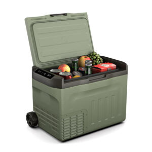 Klarstein PolarForce 30L kompresorowa lodówka turystyczna, panel sterowania LCD, oświetlenie, off-road, ochrona akumulatora, 12 V/230 V
