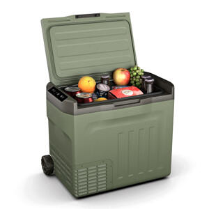 Klarstein PolarForce 40L kompresorowa lodówka turystyczna, panel sterowania LCD, oświetlenie, off-road, ochrona akumulatora, 12 V/230 V