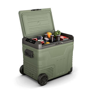 Klarstein PolarForce 50L kompresorowa lodówka turystyczna, panel sterowania LCD, oświetlenie, off-road, ochrona akumulatora, 12 V/230 V
