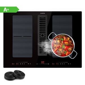 Klarstein Full House 72, płyta indukcyjna z systemem down air + okap wyciągowy 329 m³/h, klasa efektywności energetycznej A