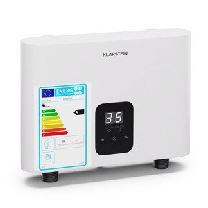Klarstein Blaze Flow przepływowy podgrzewacz wody podblatowy, 5,5 kW, element grzejny z odlewu aluminiowego, stała temperatura 35°C
