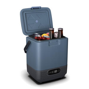 Klarstein SwiftFrost 12L lodówka turystyczna, 12 V/230 V, do -20°C, sprężarka, 2 poziomy mocy, wyświetlacz LED