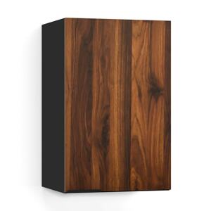 Blumfeldt WoodVista szafka wysoka, Soft-Close, uchwyty aluminiowe, zrównoważone materiały