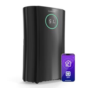 Klarstein DryFy ProConnect 24L osuszacz powietrza, 24 l/doba, 36 m², Wi-Fi, aplikacja, wskaźnik LED, dobowy programator czasowy