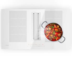 Klarstein Chef-Fusion Down Air System, 2 w 1, płyta indukcyjna + okap, wydajna, 7200 W