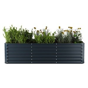Blumfeldt High Grow Straight grządka podwyższona, 1440 l, ergonomiczna, odporna na warunki atmosferyczne, otwarte dno