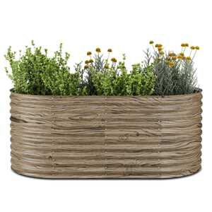 Blumfeldt High Grow grządka podwyższona, 1169 l, ergonomiczna, odporna na warunki atmosferyczne, okrągła