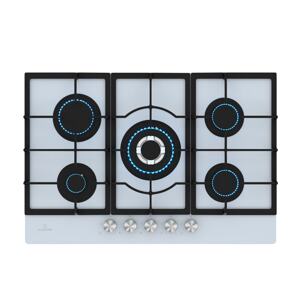 Klarstein Ignito 5-palnikowa płyta gazowa, 5 palników, zapłon elektroniczny, wok, gaz płynny lub ziemny