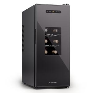 Klarstein Silent Vino 12 Uno Slim Chłodziarka do wina 30 l/12 butelek 5-18°C Sterowanie dotykowe