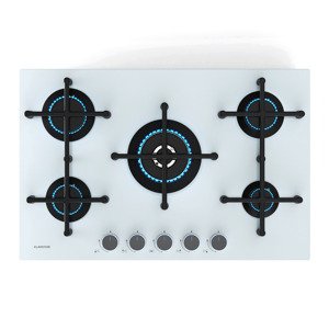 Klarstein Illuminosa 5 płyta gazowa 5-palnikowa Sabaf palnik szklano-ceramiczny